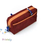 جامدادی برزنتی ساده با کیفیت، سه زیپ و جادار - 2