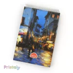 دفتر طراحی کاغذ کرافت سایز A4 سیمی 100 برگ، جلد سخت - 4