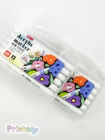 ماژیک اکرولیک ۱۲ رنگ هنری - Image 2